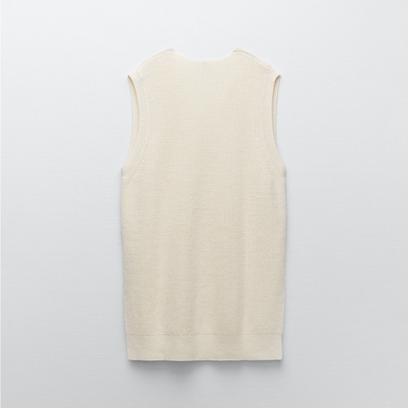 Zara Knit Vest Tunic - Picture 5 of 12
